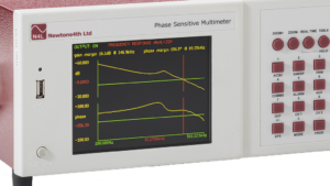 PSM3750 50MHz FRA / Impedance Analyzer graphical display example.